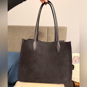 Madewell Lexington Juneberry Suede Elegant Tote Bag - NEW